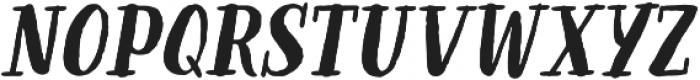 Organika Serif Italic otf (400) Font UPPERCASE