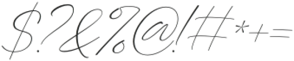 Origin Signature Regular otf (400) Font OTHER CHARS