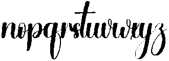 Original Regular otf (400) Font LOWERCASE