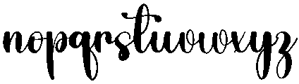 Originals Handmade Regular otf (400) Font LOWERCASE
