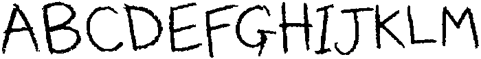 Orinella Scribble Regular otf (400) Font UPPERCASE