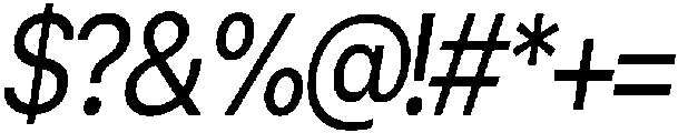 Orion otf (400) Font OTHER CHARS