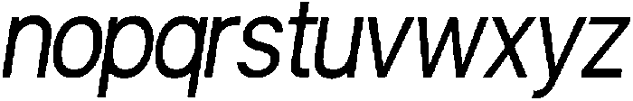 Orion otf (400) Font LOWERCASE