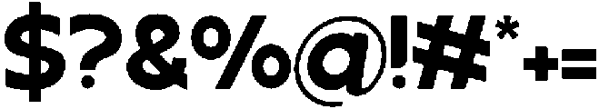 Orizon Regular otf (400) Font OTHER CHARS
