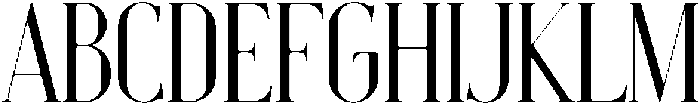 Orlando Regular otf (400) Font UPPERCASE