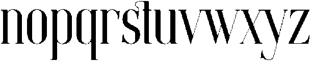 Orlando Regular otf (400) Font LOWERCASE