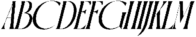 Orleans Brightens Italic Italic otf (400) Font UPPERCASE