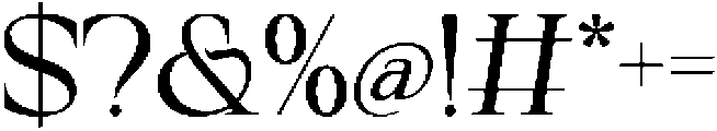 Orlencia otf (400) Font OTHER CHARS