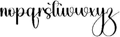 Ornament Regular otf (400) Font LOWERCASE