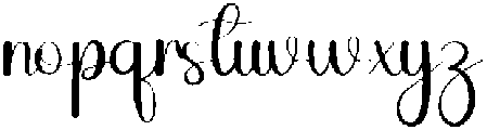 Ornament Regular otf (400) Font LOWERCASE