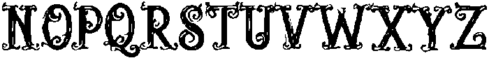 Ornate Victorian Regular otf (400) Font UPPERCASE