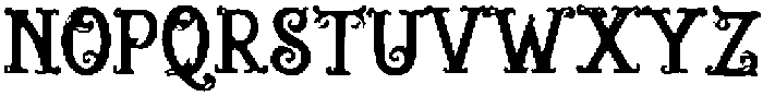 Ornate Victorian Regular otf (400) Font LOWERCASE
