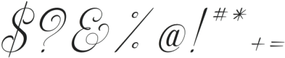 Ornatique Italic otf (400) Font OTHER CHARS