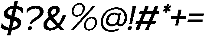Ornely Italic otf (400) Font OTHER CHARS