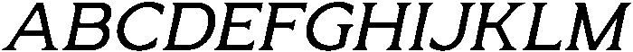 Ornely Italic otf (400) Font UPPERCASE
