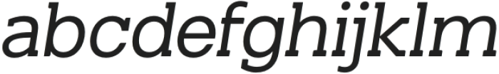 OrslabV01-Italic otf (400) Font LOWERCASE