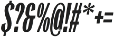 Orstavic ExtraBold Italic otf (700) Font OTHER CHARS