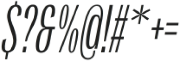 Orstavic Italic otf (400) Font OTHER CHARS