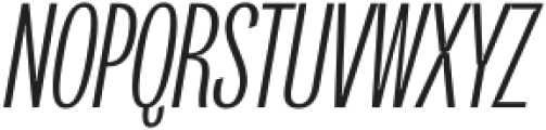 Orstavic Italic otf (400) Font UPPERCASE
