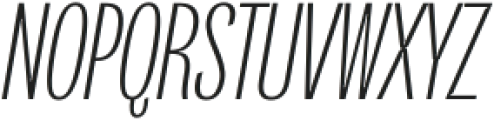 Orstavic Light Italic otf (300) Font UPPERCASE