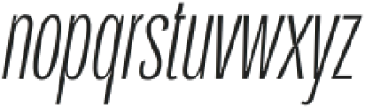 Orstavic Light Italic otf (300) Font LOWERCASE