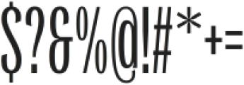 Orstavic Medium otf (500) Font OTHER CHARS