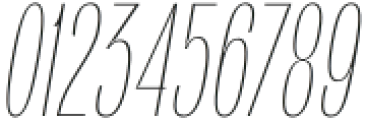 Orstavic Thin Italic otf (100) Font OTHER CHARS
