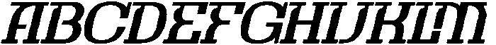 Orsted Italic otf (400) Font UPPERCASE