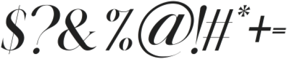 Oruguitas Italic otf (400) Font OTHER CHARS