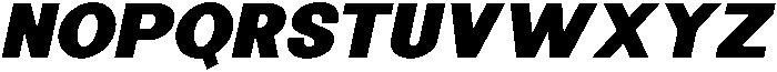 Orvia Black Italic otf (900) Font UPPERCASE