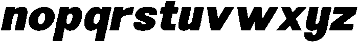 Orvia Black Italic otf (900) Font LOWERCASE