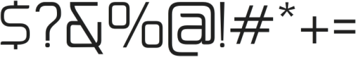 Oryno ExtraLight otf (200) Font OTHER CHARS