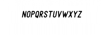 Original Oblique.ttf Font LOWERCASE