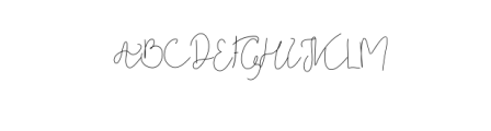 OrlaFiola-Script.otf Font UPPERCASE