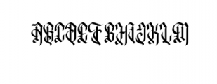 Oropitem Typeface Font UPPERCASE