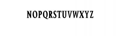 Orrick-Black.otf Font UPPERCASE