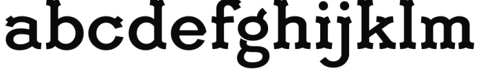 Ornate Slab AOE SemiBold Font LOWERCASE