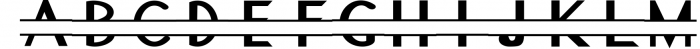 Original Split Font - A Monogram Font Font UPPERCASE