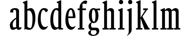 Orrick Slab Serif Font Family 1 Font LOWERCASE