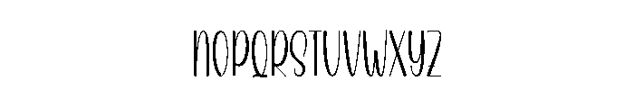 ORANGE2 Font LOWERCASE