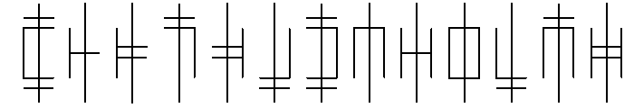 ORIGIN ALPHABET FONT