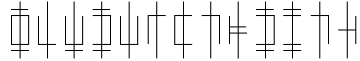 ORIGIN ALPHABET Font LOWERCASE