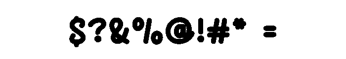 Orange Crayon Font OTHER CHARS