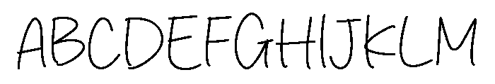 Orange Lovely Font UPPERCASE