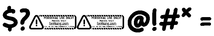 Orange Smile Regular Font OTHER CHARS