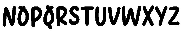 Orange Smile Regular Font LOWERCASE