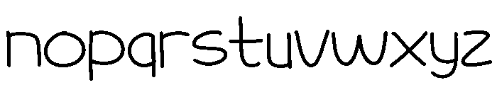 Orange Sunshine Font LOWERCASE