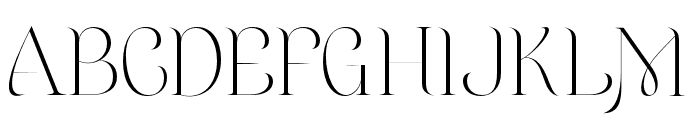 Orangerie PERSONAL USE ONLY Regular Font UPPERCASE