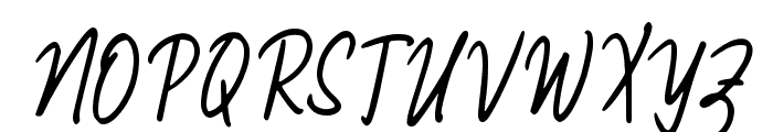 Oratman Signature Font UPPERCASE