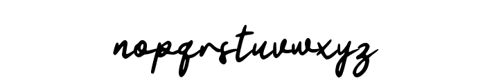 Oratman Signature Font LOWERCASE